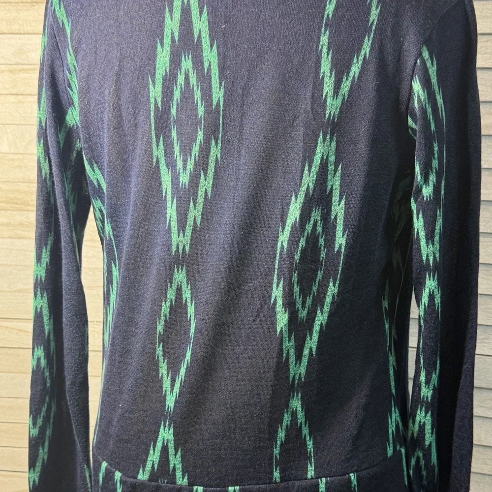 Pinkblush Open Front Cardigan Navy Blue Boho Lightweight Layering Sweater S